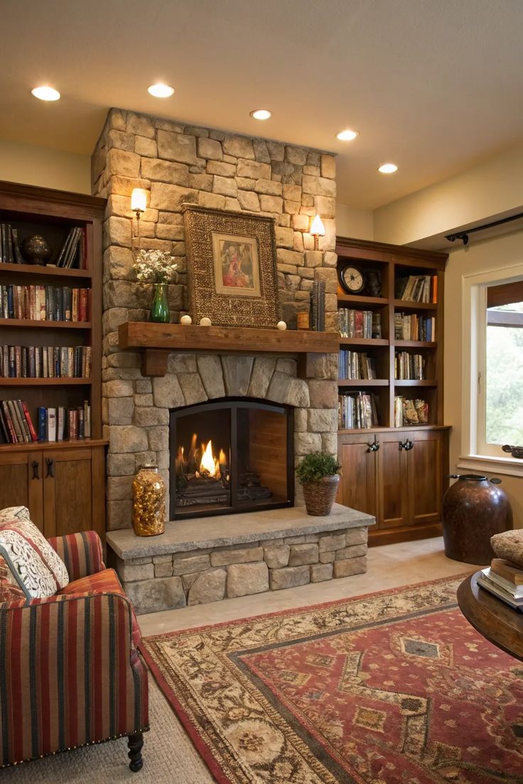 Chimeneas modernas de leña en salas pequeñas. - CHIMENEAS CASA